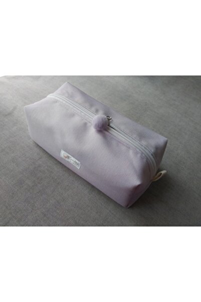 SevAte Handmade Lila Renk Makyaj Çantası/Kalemlik