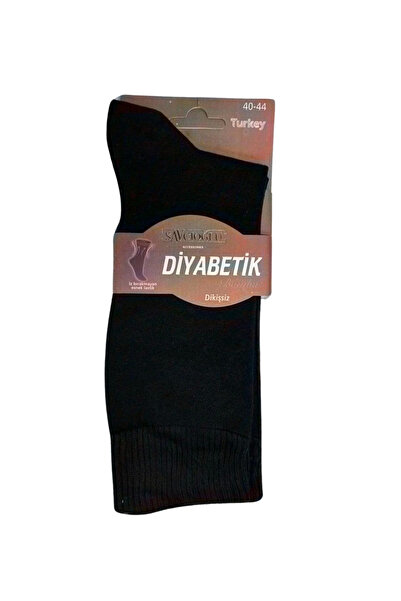 ALFA AKSESUAR 03 جوارب سافتشوغلو للسكري مصنوعة من الخيزران، 6 قطع