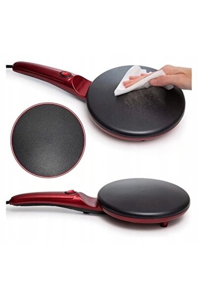 stuffix Electric pancake pan, 21 cm, black, set with bowl and whisk