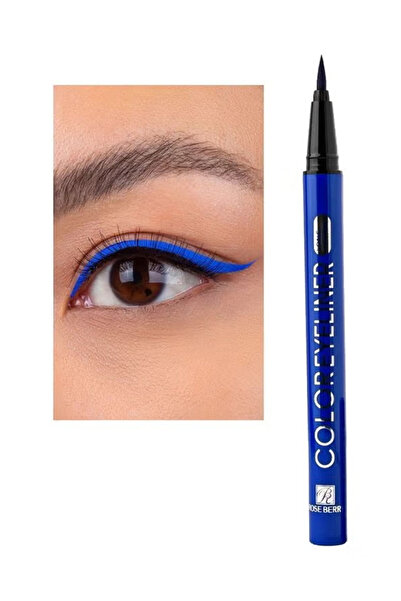 ROSE BERRYY Long-lasting, waterproof, colored eyeliner in blue