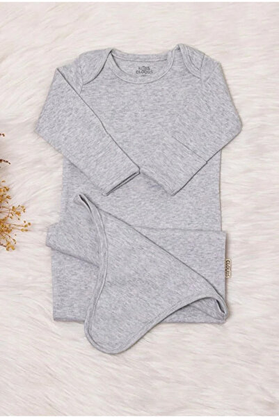 Butik Organic Gots Certified Cotton Unisex Long Sleeve Sleeping Bag with Gloves