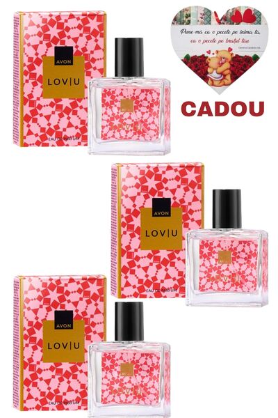 AVON Set of 3 x Lov U Eau de Parfum, 30ml