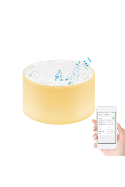 algoshop Generator de zgomot alb cu funcție de lumină nocturnă, Bluetooth, mo...