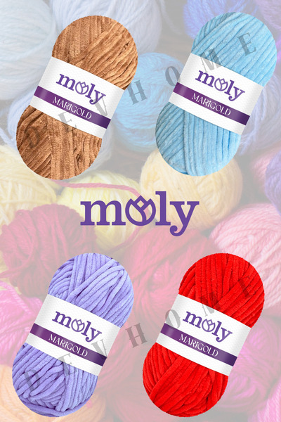 devhome Moly Marigold a Quality Velvet Hand Knitting Yarn 100% Micro Polyester – Cardigan Blanket Baby Knitting Yarn 100m