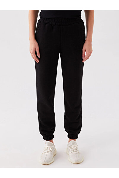 LC Waikiki Xside Active Black Elastic Waist Comfortable Fit Women's Sweatpants