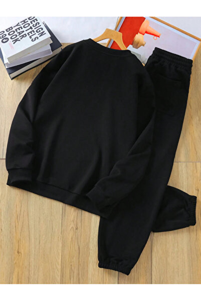 LAVİTTA Love Yourself Teddy Printed Unisex Tracksuit Set