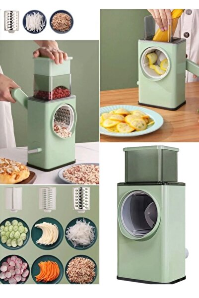 BULUT Döner Tamburlu Sebze Rendesi ve Dilimleyici, Mutfak İçin sebze doğrayıcı