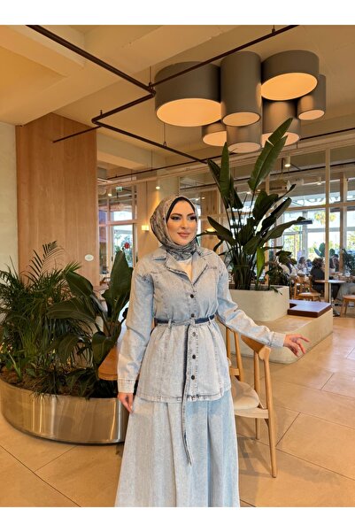 MİREL BUTİK ΕΛΙΤ ΓΥΝΑΙΚΕΙΟ ΣΕΤ ΤΖΙΝ ΜΕ ΦΟΥΣΤΑ