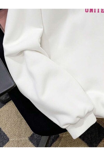 LAVİTTA Boston United States Written Hooded Sweatshirt