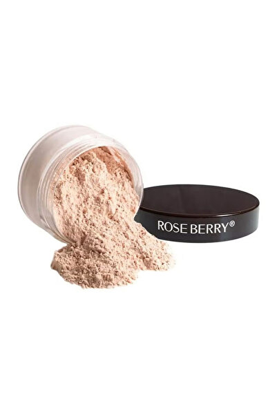 ROSE BERRYY بودرة إعداد سائبة شفافة بيج