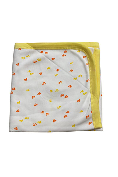 OEM Thin cotton baby blanket with Printed and contrasting edge