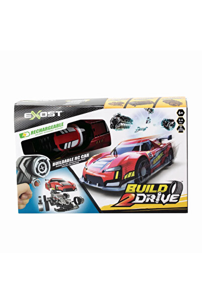 As SILVERLIT EXOST BUILD 2 DRIVE RED RC CAR