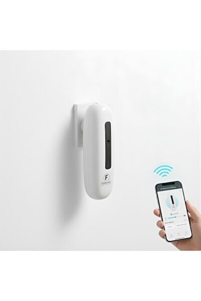 FAVsmart S912 Smart Essential Oil Diffuser, Waterless Nebulization, Bluetooth App Control, 100 ml, White