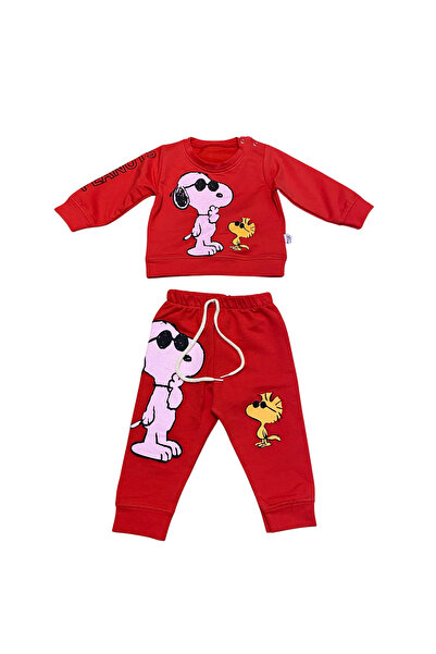 OEM Red two-piece children's set with Printed