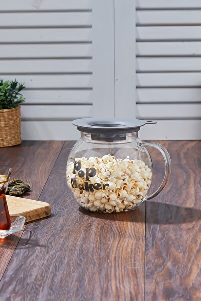 Qerhome Glass Microwave Popcorn Pot Borosilicate (Can Be Used on the Stove)