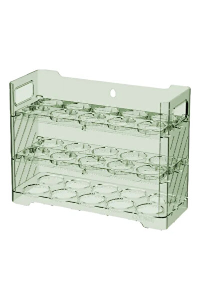 Generic Refrigerator Reversible Eggs Shelf - Side Door 3-Layer Eggs Organizer