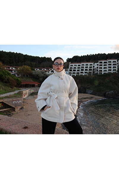 Minu Prive Dik Yaka Kısa Kaban