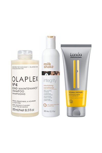 ECLAT Πακέτο 2 για Ξανθά Μαλλιά: Σαμπουάν Νο.4 250ml + Milk Shake Conditioner 300ml + Μάσκα Londa 200ml