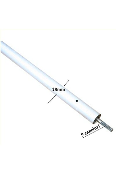 Garden Parts Țeavă de motocoasă 28 mm + arbore de transmisie cu 9 caneluri