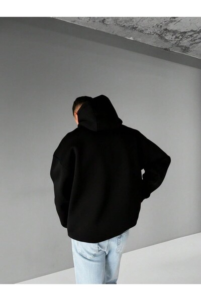 LAVİTTA Los Angeles City and Palm Trees Printed Unisex Oversized Hooded Hoodie