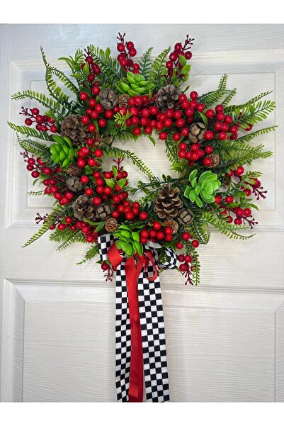 TASARIMHMODA Yılbaşı Konsept Kapı Süsü No:6 (Kar Spreyi HEDİYE!!!)