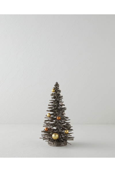 English Home Yılbaşı Ağacı Dekoratif Obje 25 cm Koyu Kahverengi