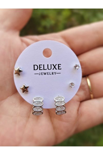 Tuel Women's Earrings with Steel Exquisite Design