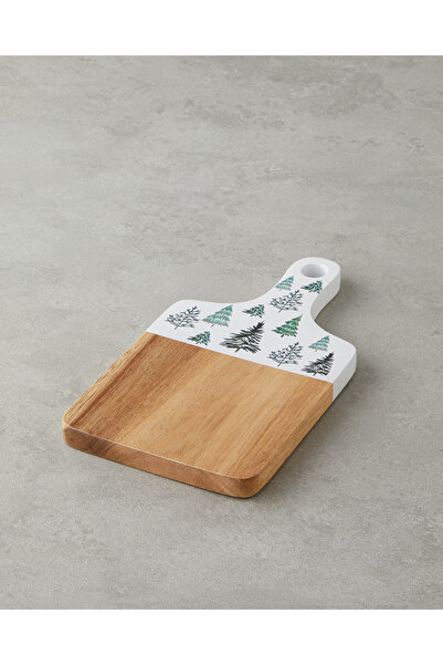 English Home Joy Akasya Serving Bowl 25.3X13.5 cm White - Green