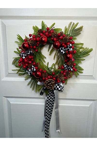 TASARIMHMODA Yılbaşı Konsept Kapı Süsü No:5 (Kar Spreyi HEDİYE!!!)