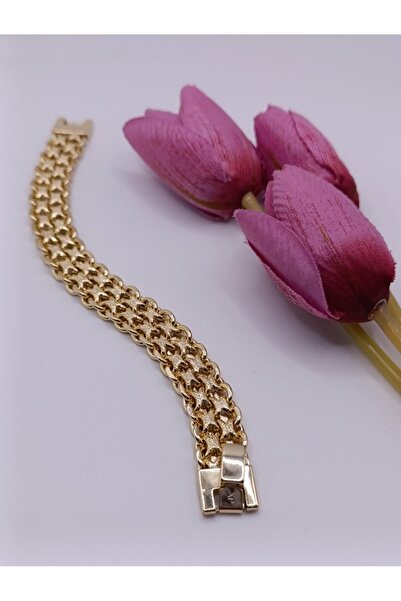 RP COMPANY سوار XUPING ذهبي بجودة VIP بتصميم نسيج شبكي