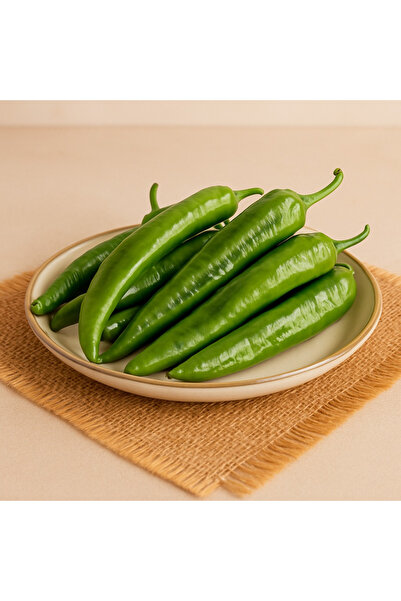 Hataydan Doğal Organik Dükkan Orijinal Taze Samandağ Biberi 500 gr