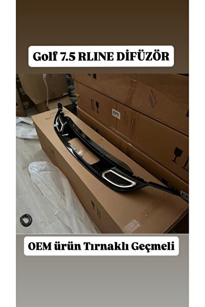 Bosch Golf 7 uyumlu Golf 7.5 rline Difüzör
