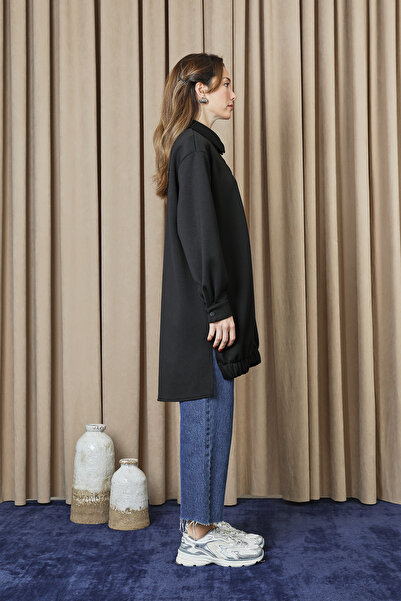 Modamorfo Women's Pineapple Embroidered Snap-Tunic - 10737Tun