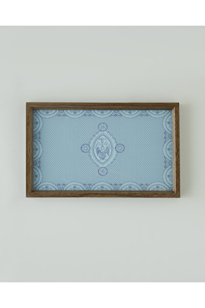 English Home Tava decorativa Luna 16x26 cm Albastru