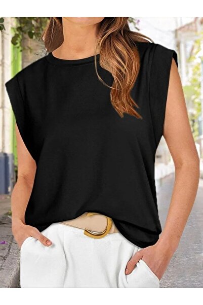 ARONA Women's Short Sleeve Crew Neck Viscose Blouse