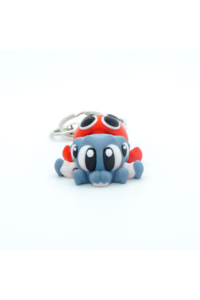 OEM Ladybug Spider Keychain, Articulated Figurine, 3D, Flexi Keychain for Backpack