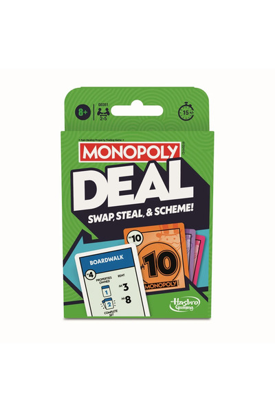 Hasbro MONOPOLY DEAL PLAYING CARDS ENGLISH LANGUAGE