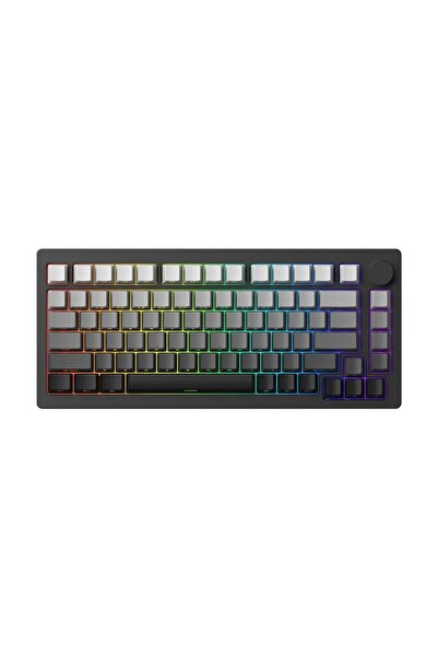 TOKQI K81 Black Gradiant RGB Kablosuz Hotswap Mekanik Gaming Klavye