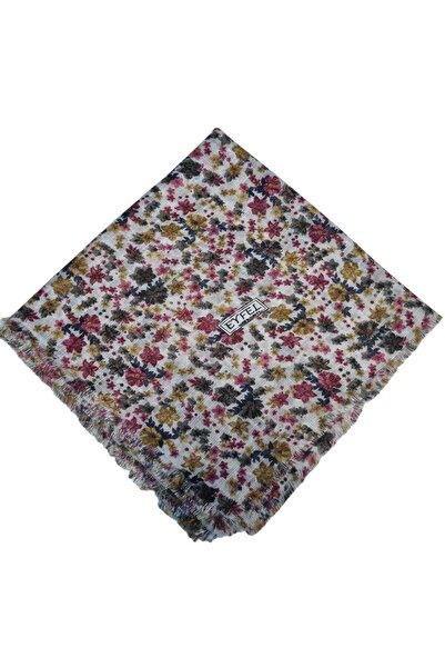 Eyfel FLAMLI PAMUK EŞARP TÜLBENT ÇİÇEK DESEN