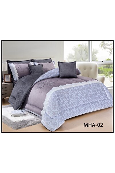 Silikoline Royal winter heavy single bed set, full filling, velvet faux fur, 4 pieces, warmth and elegance, size 160*220cm