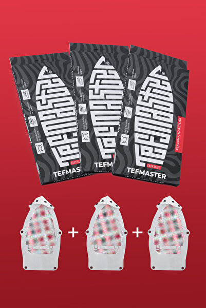 tefmaster easy glide Tefmaster [Easy Glide] 3'lü Set Teflon Ütü Altlığı