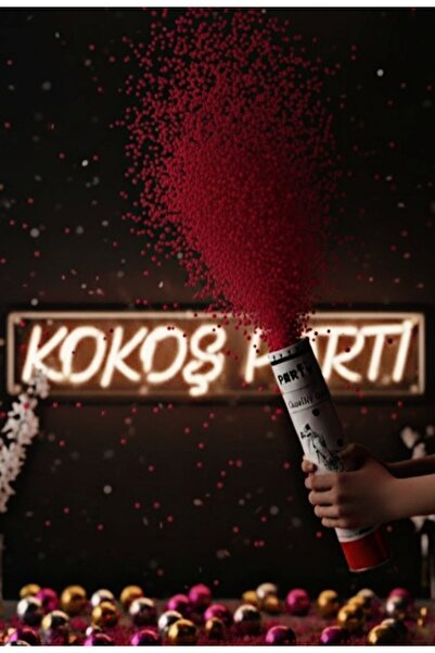 Kokoş Parti Kırmızı Renkli Patlayan Mini Boncuk Konfeti – Parti & Kutlama Pat...