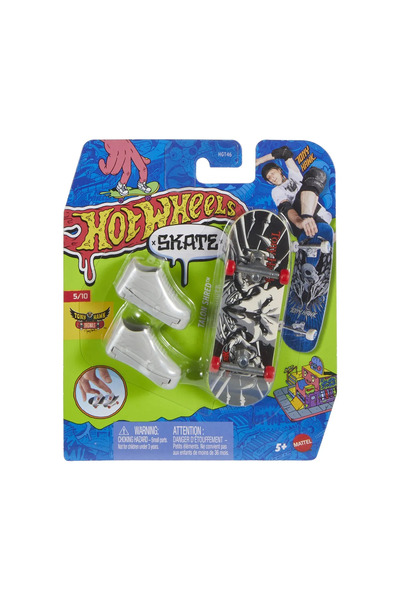 HOT WHEELS ΣΕΤ SKATEBOARD ΚΑΙ ΠΑΠΟΥΤΣΙΑ HOT WHEELS