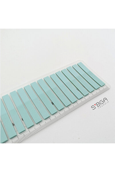 sibga tasarım Blue Color Thin Strip 320 Sheets Transparent Color Postit Post-It Post It. Bookmark Bookmark Postit