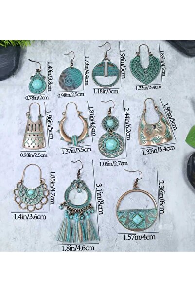 Ivory Pearl Ethnic Otanic Retro Earrings