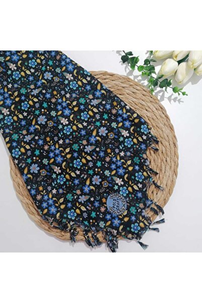 oceanmoda بولوكرافت - وشاح مطرز بالخرز قابل للفك ms643