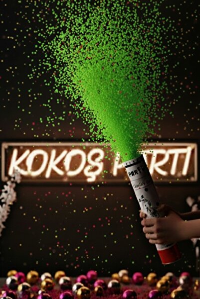 Kokoş Parti Yeşil Renkli Patlayan Mini Boncuk Konfeti – Parti & Kutlama Patla...