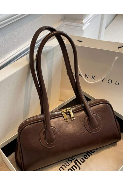 MY VİNTAGE Retro Underarm Stylish Baguette Shoulder Bag