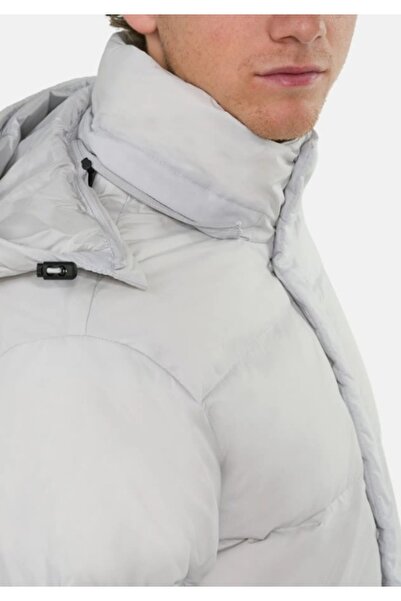 Calvin Klein Long Sleeve Removable Hooded Inflatable Men's Black Coat Lz04Rd594G