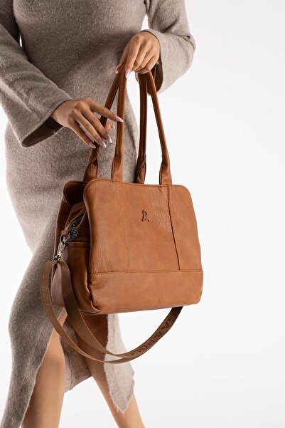 Mega & Polo Mega Women's Arm Bag 8 Compartments Fully Lined Inside Lightweight Design Shoulder Bag